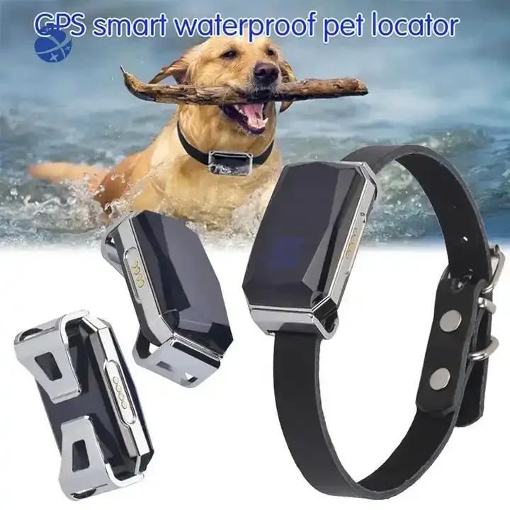 Wholesale Intelligent Pet GPS Tracker Waterproof Real-time Tracking Collar Pet Tracker