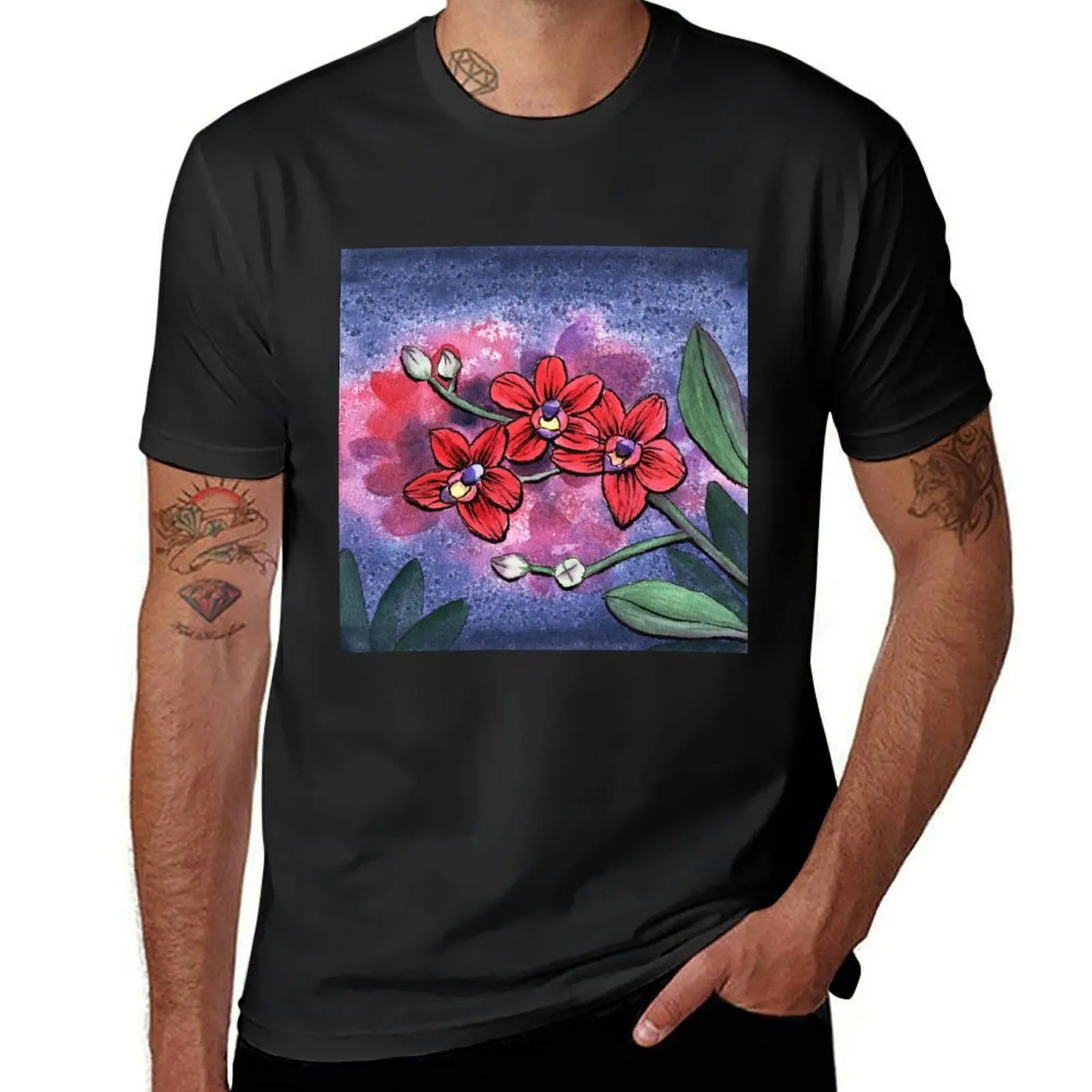 

Alien Orchids #2 T-Shirt Anime t-shirt customs plus size tops hippie clothes men graphic t shirts