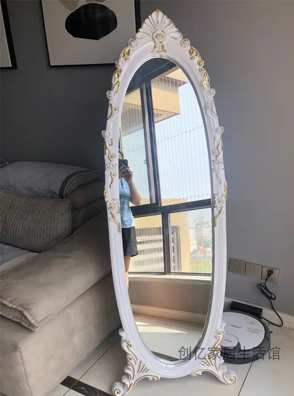 

Европейский полный корпус, экономный выгравированный роскошный настенный магазин одежды с зеркалом-кронштейном