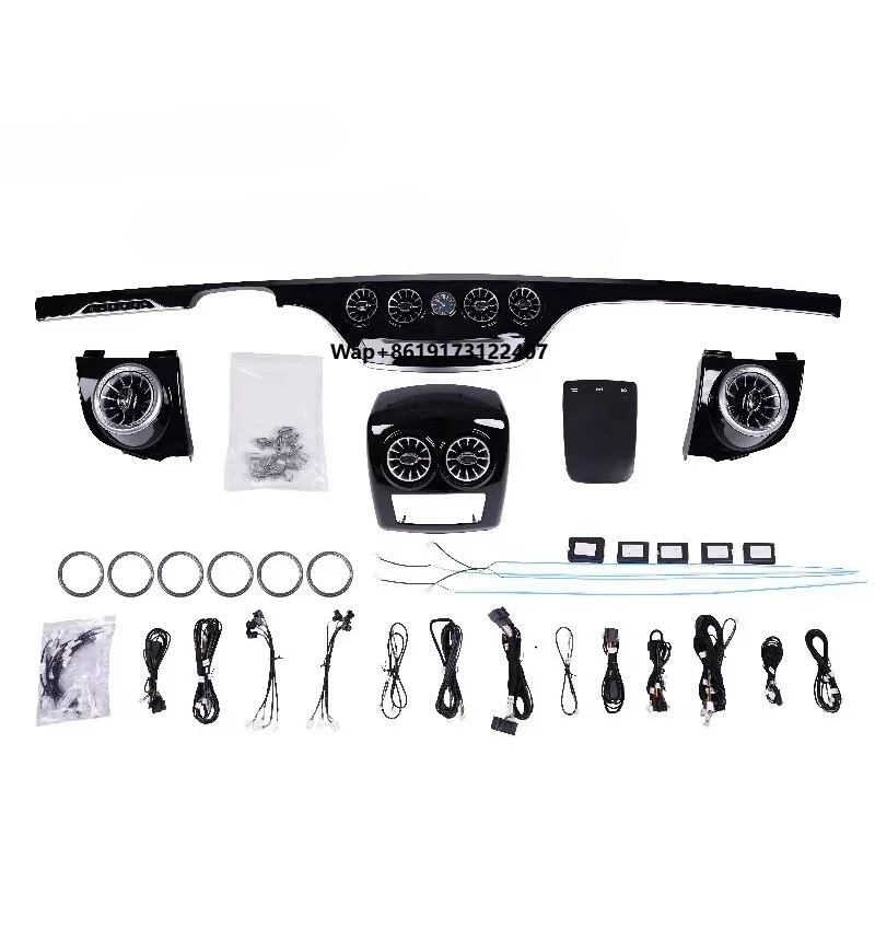 

C-Car Body Kit for S Class 2006-2013 Year for W221 Upgrade to for W222 air Vents Interior Ambient Lighting 64color