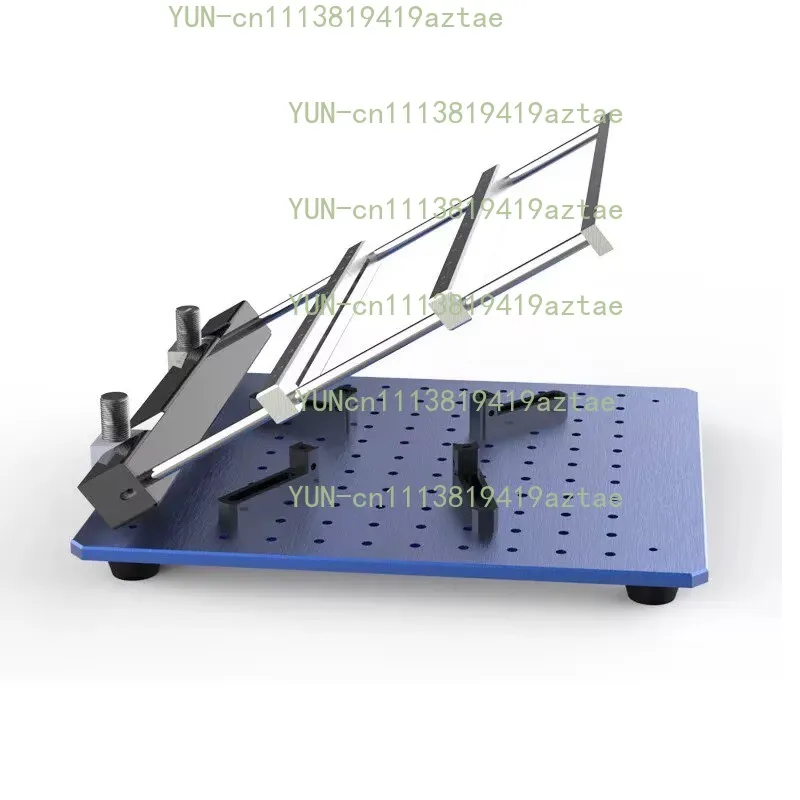 08170 PCB 170*170mm Steel Mesh Solder Paste Printing Table Precise Manual Small Screen Printing Machine Table