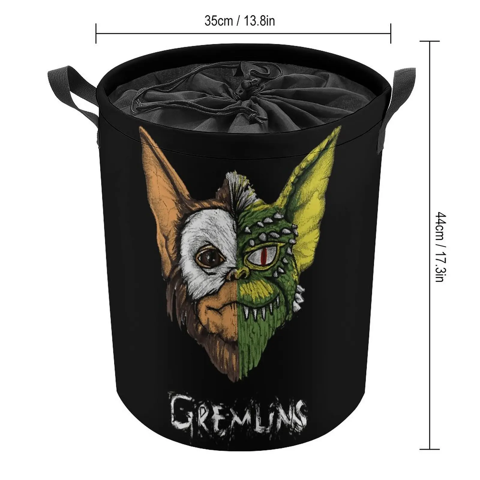 Tie Up Your Dirty Pocket Gremlins (12) Essential for Sale Large Capacity Creative Laundry Basket Durable Can Be Folded Staying B