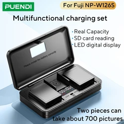 NP-W126S NP-W126 Battery and Charger for Fuji XT1 X-T100 X-T200 X100F X-S10 X-A5 X-A10 X-E4 X-Pro1 HS30EXR HS33EXR X-E1 X-E2 etc