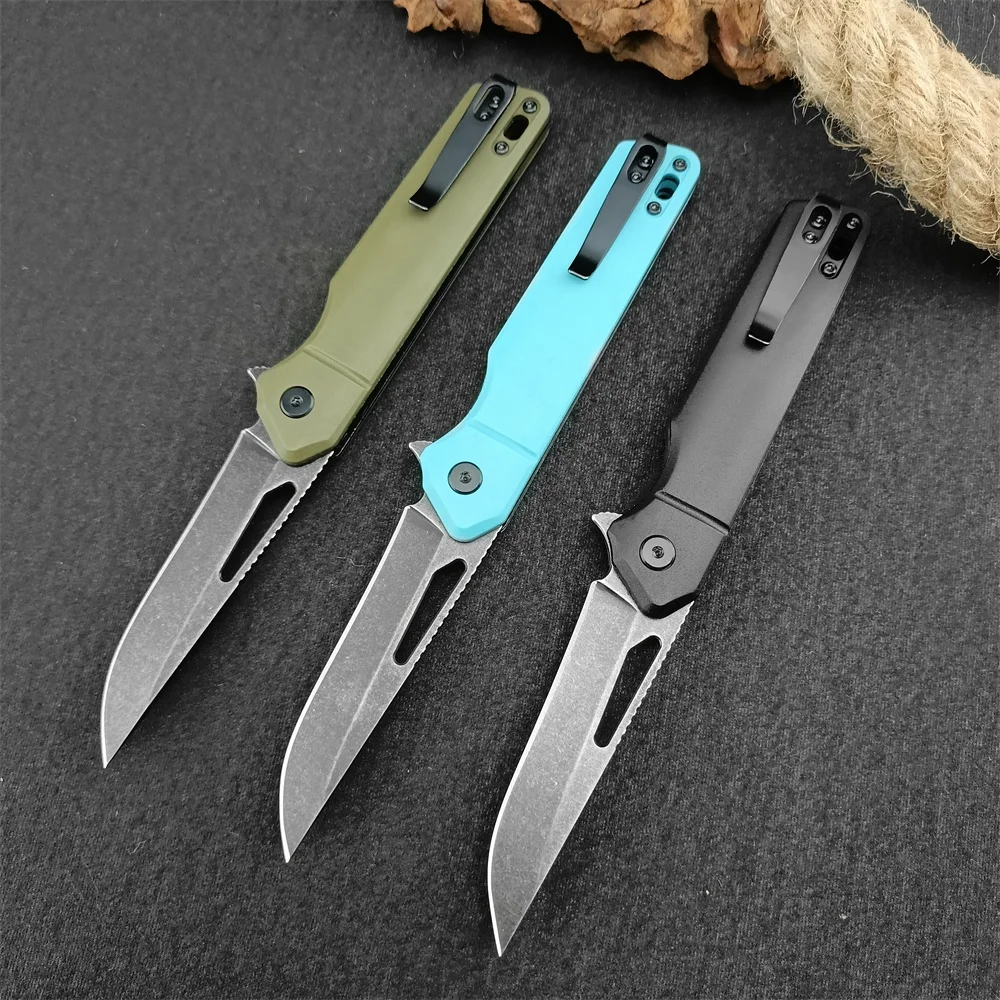 3 Styles BK 239 Infusion Pocket Folding Knife 8Cr13Mov Stonewash Tanto Blade Nylon Fiber Handles Outdoor Camping Tactical Tool