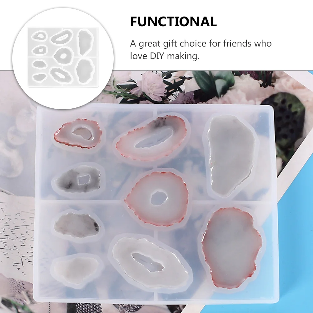 

1Pcs Silicone Earring Pendant Mold for DIY Jewelry Making Craft Resin Drop Earrings Mold Reusable Flexible Crystal Molds Set