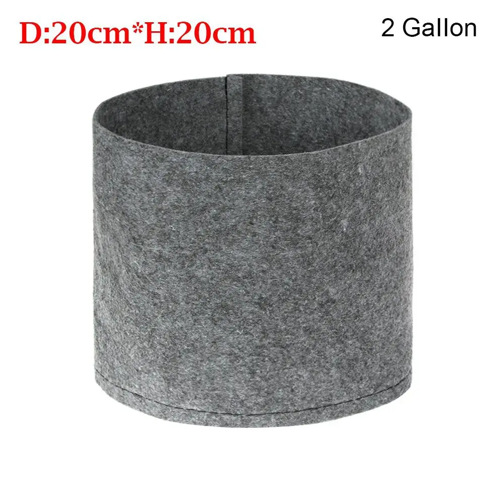 

Non-woven Material Fabric Vegetable Jardin Grey Color Potato Strawberry Bag Seedling Grow Bags Home Garden Tools Big Plant Pot