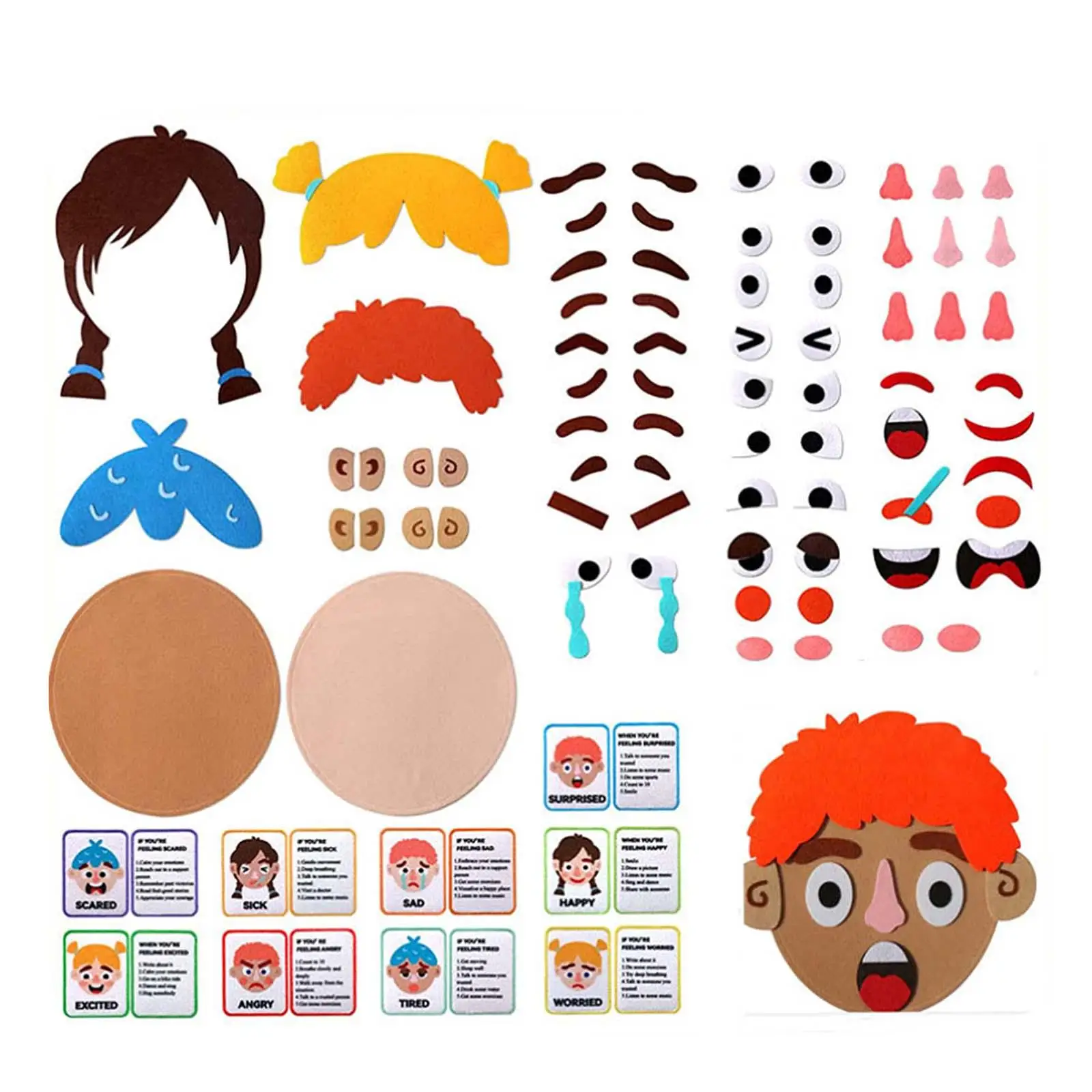 Interactive Emotion Exploration Toy for Kids - Express Feelings Through Play