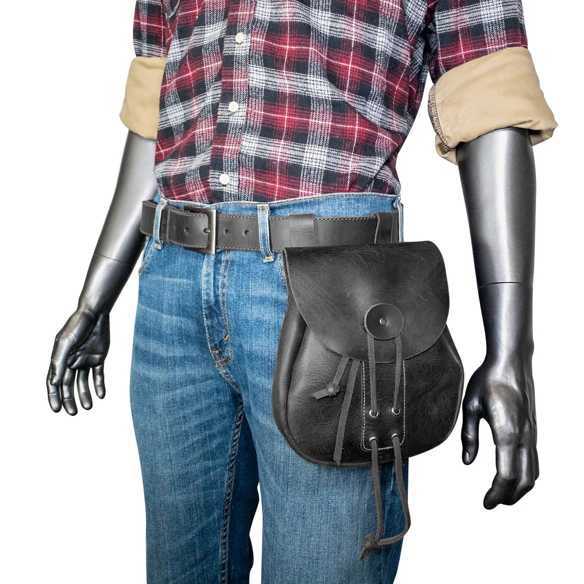 Unisex Medieval Renaissance Retro Brown Waist Bag Leather Pu Archer Belt Bags Vintage Coin Purse Clothing Accessories New 2026