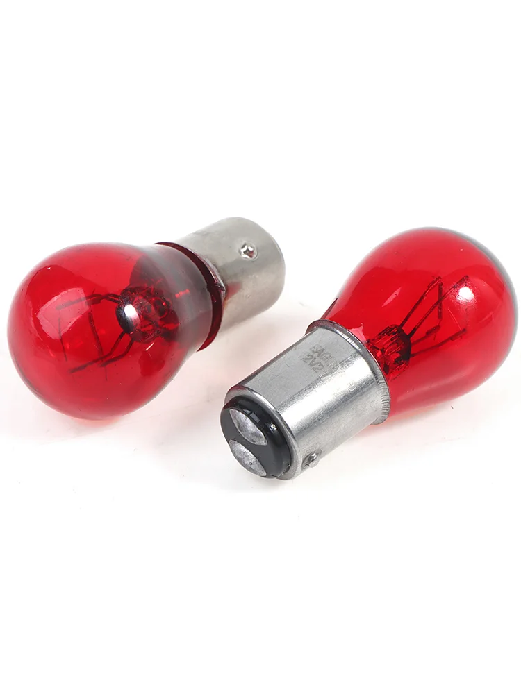 [Victoria] 2 pièces BAW15D feu arrière de frein rouge ampoule de voiture 12V clignotants feux d'avertissement