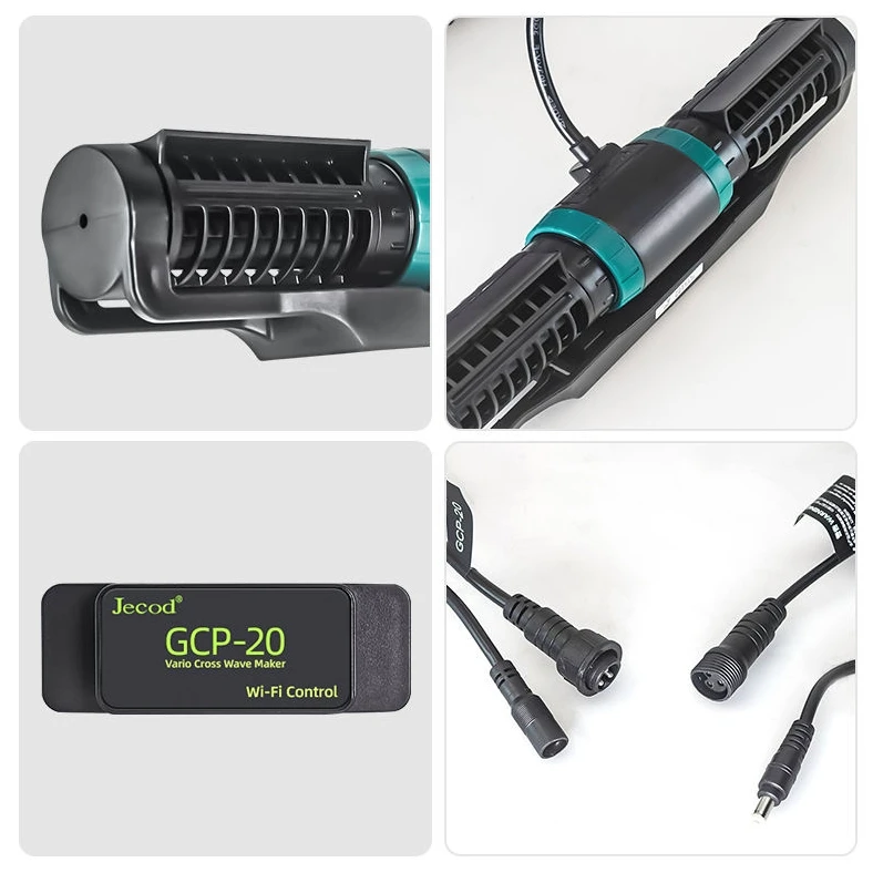 Jebao GCP Series Cross Flow Pump Quiet Wave Maker Smart Aquarium Circulation Pump for Marine Reef Fish Tank