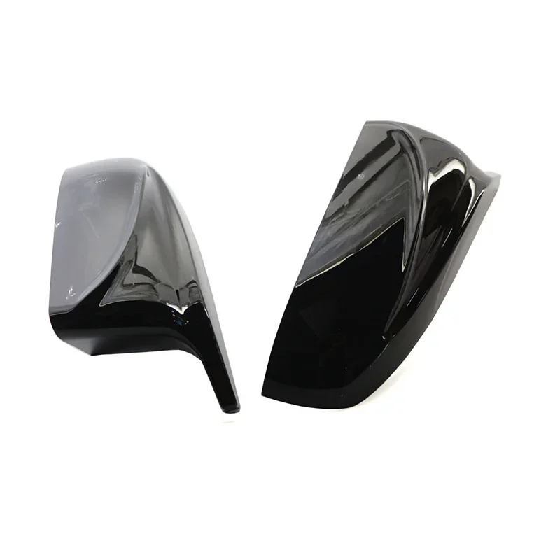 

For BMW X5 X6 E70 E71 2007-2013 2012 2013 Glossy Carbon Fiber Black Rear View Mirror Cover Rearview Cap Exterior Accessories