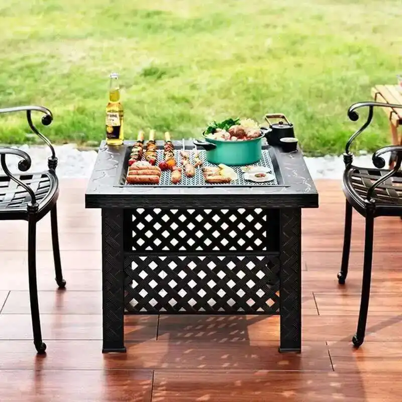 

Creative Courtyard Garden Terrace Fire Pits Outdoor Apartment Villa Heating Stove Indoor Home Living Room Barbecue Grill Brazier