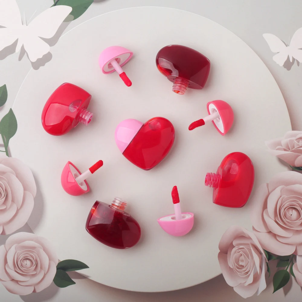 private-label-cute-heart-shaped-lip-tint-custom-logo-waterproof-easy-to-wear-non-fading-valentine's-day-gift-makeup-wholesale