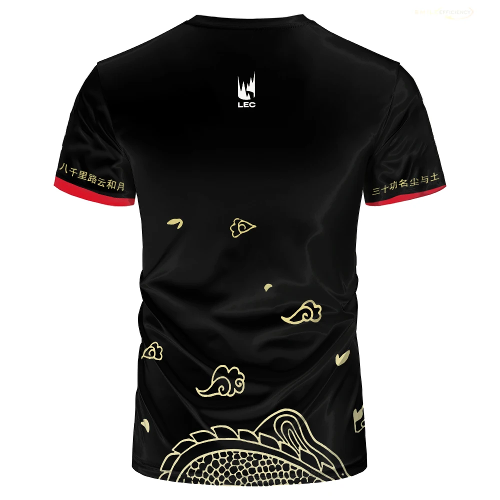 Uniforme del equipo Esports G2 para hombre, Camiseta deportiva de juegos deportivos nacionales, camisetas de cuello redondo transpirables de secado