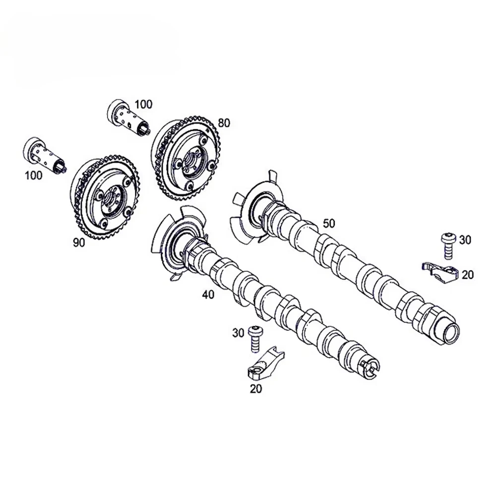 forRACEORLY 2700502900 2700501101 Intake Camshaft for Mercedes Benz M270.910 1.6T W176 W246 C117 X156 CLA
