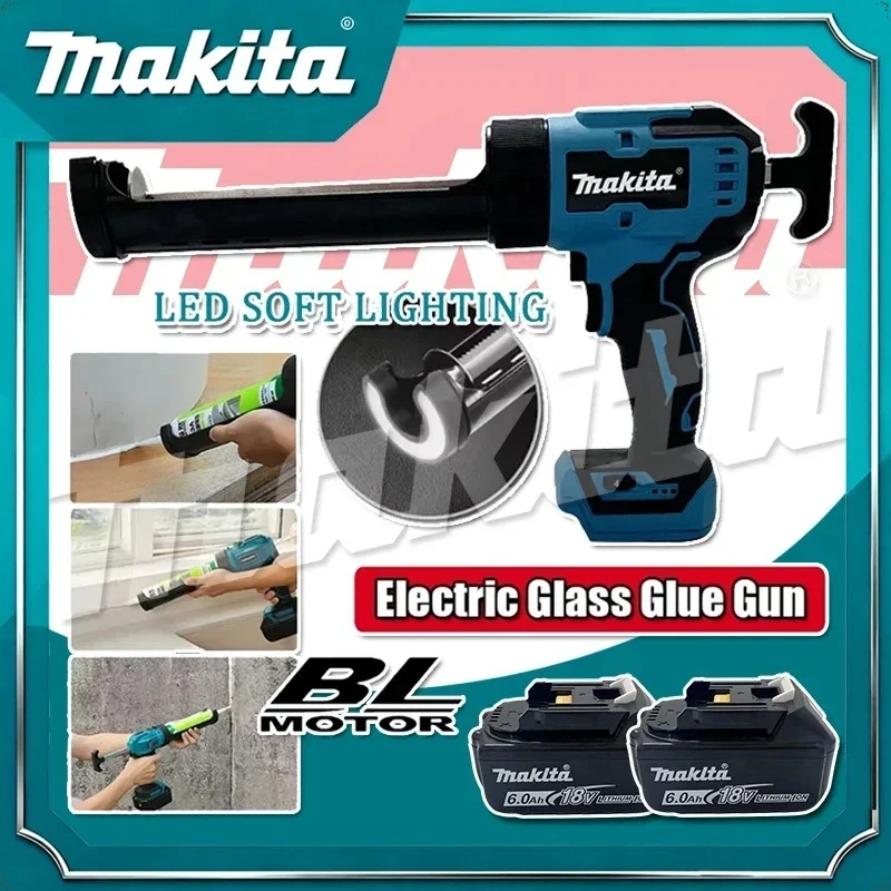 

Makita Electric Wireless Glass Doors Windows Filling Sewing Gun Glass Glue Gun Cement Glass Adhesive Glue Seal Sealant Tool
