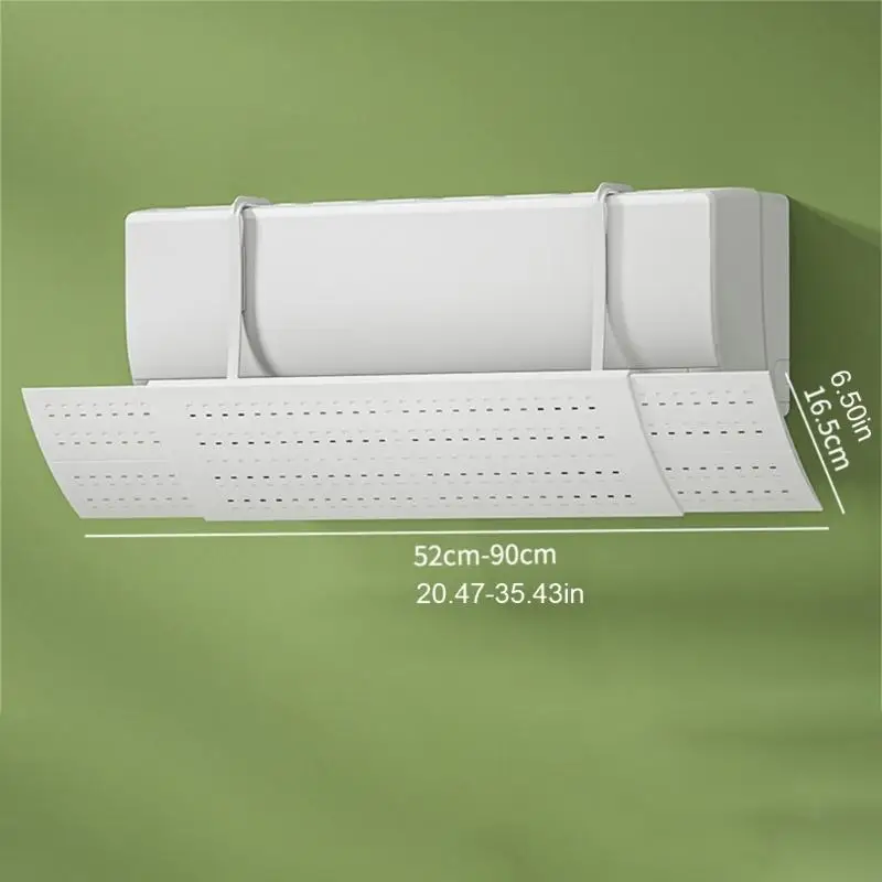 U0DE Instalación fácil 16.5x52 Air acondicionamiento Deflector deflector soplado deflector para soplado directo y