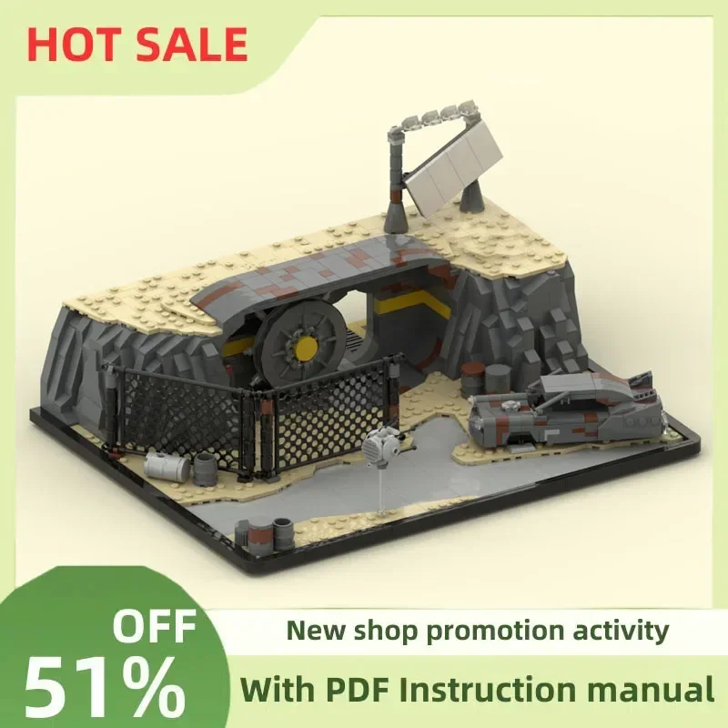 New Famous Refuge Game Series Nuclear Shelter Vault Moc City Street View Model Custom Puzzle Diy Creative Ideas Kid Toys Gifts
