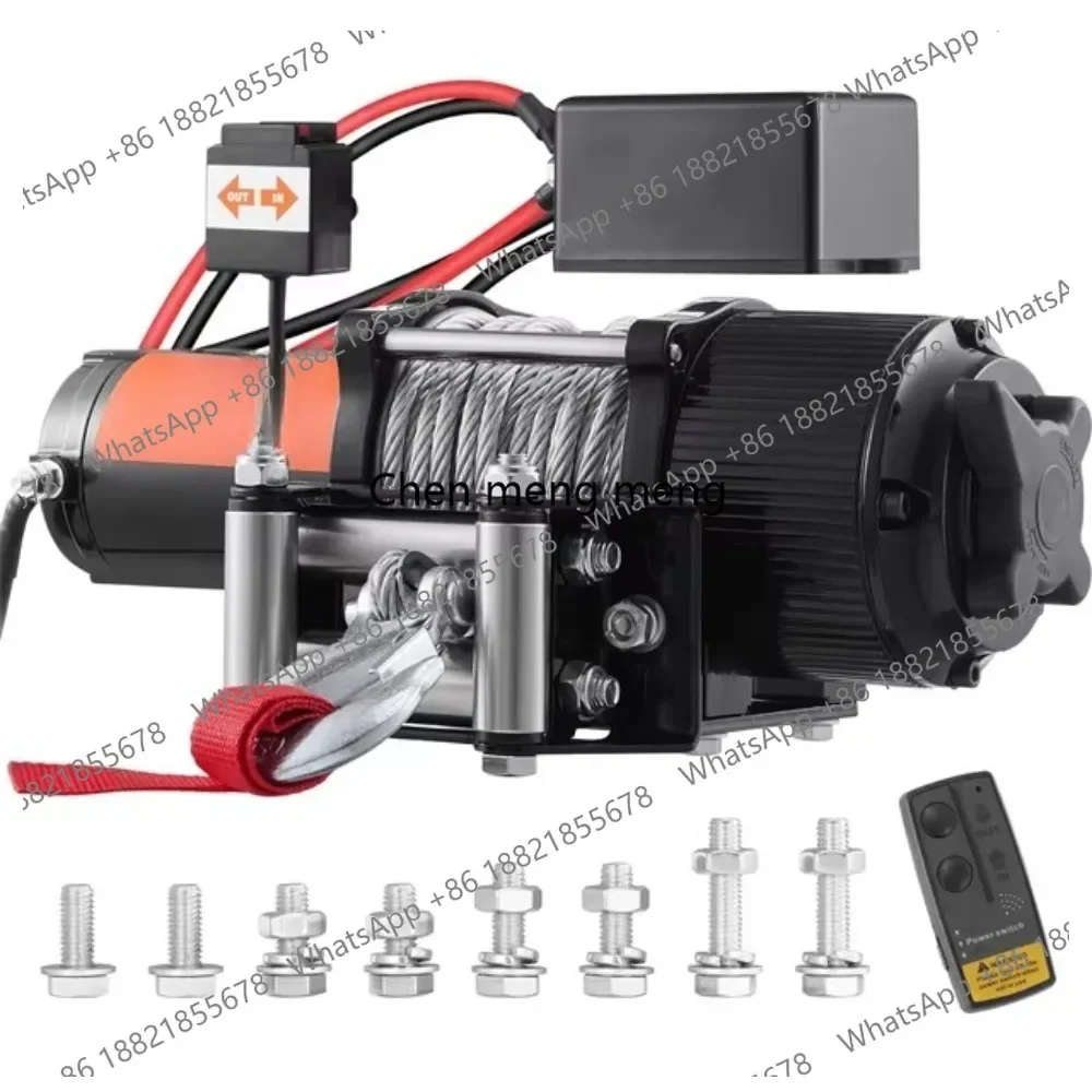 New arrive Heavy-Duty 12000-13500LBS Electric Winch Portable Off-Road Self-Rescue for Modified SUV/Truck