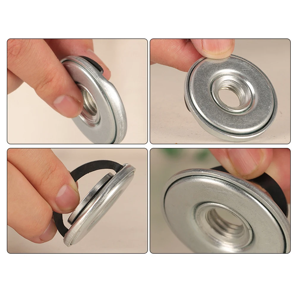 M14 Winkelschleifer, Schnellspanner, selbstsichernder Schleifer, Pressplatte, Flanschmutter, Power Chuck zum Austausch/Befestigen von Trennscheiben – Detail 7
