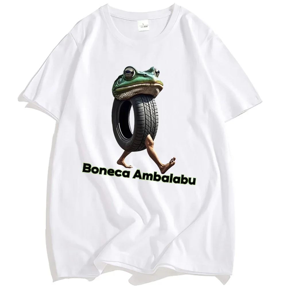 

Sleeve T Shirt Women Clothing Cartoon Printing Italian Brainrot Tee Boneca Ambalabu Funny Frog T-shirt Tops Aesthetic Clothes ﻿