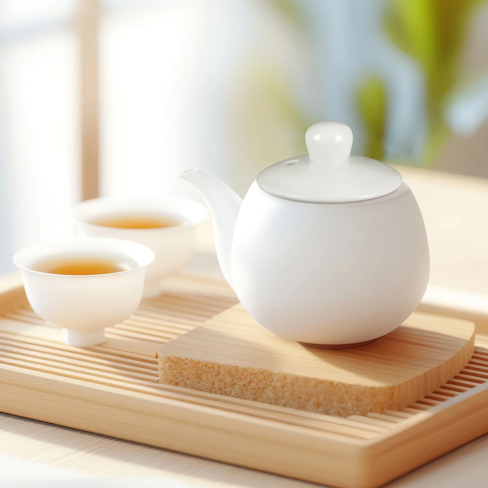 Replacement Tea Pot Lid Ceramic Material Delicate Design Fine Texture Long Term Use Protection Teapot Supply Household Teaware