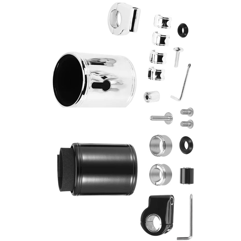 

Motorcycle Drink Holder For 101*86mm/3.98*3.39in Motorcycle Handlebar Cup Holder Iron + Aluminium Alloy