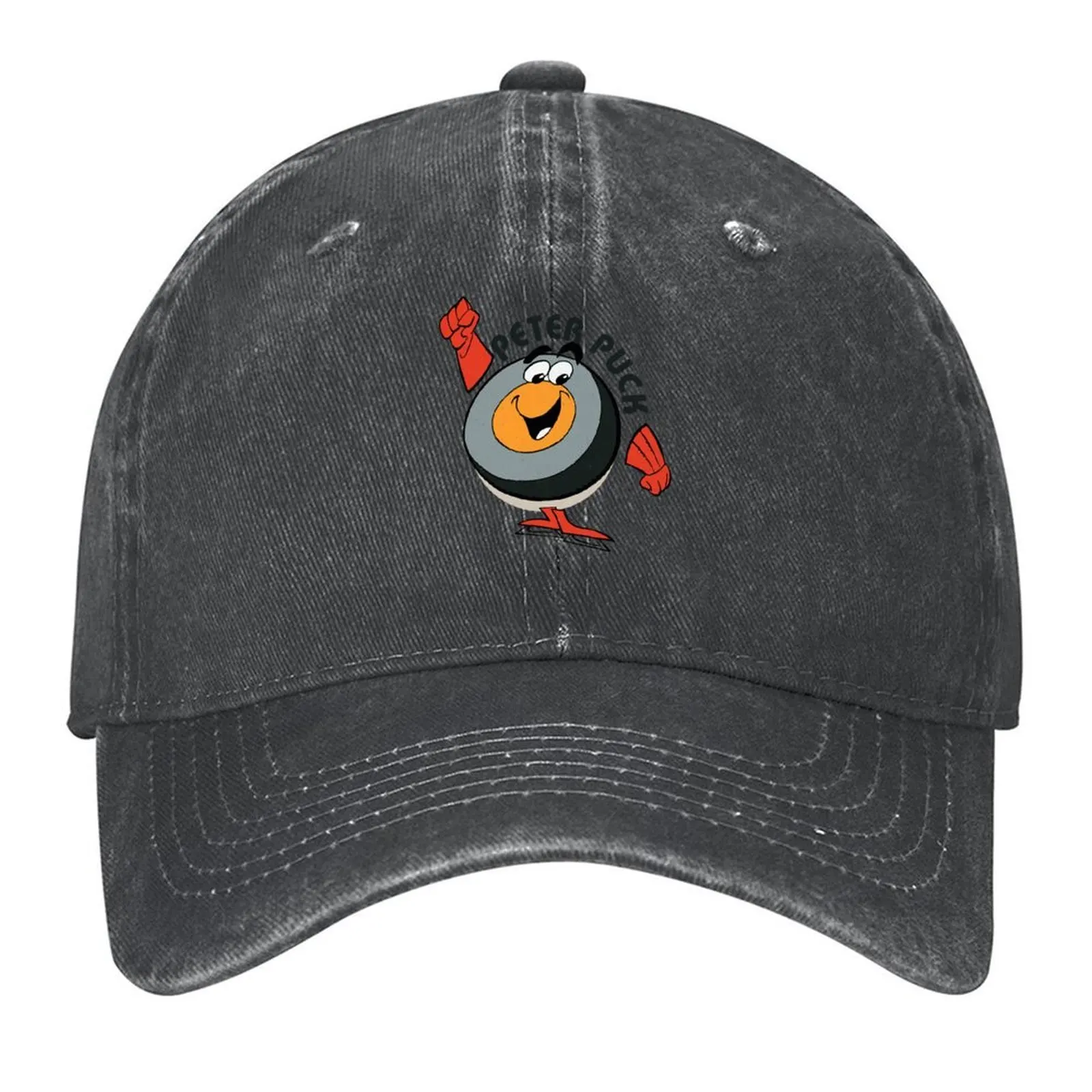 

Peter Puck Hockey Baseball Cap Big Size Hat Custom Cap custom Hat Military Cap Man Man Women's