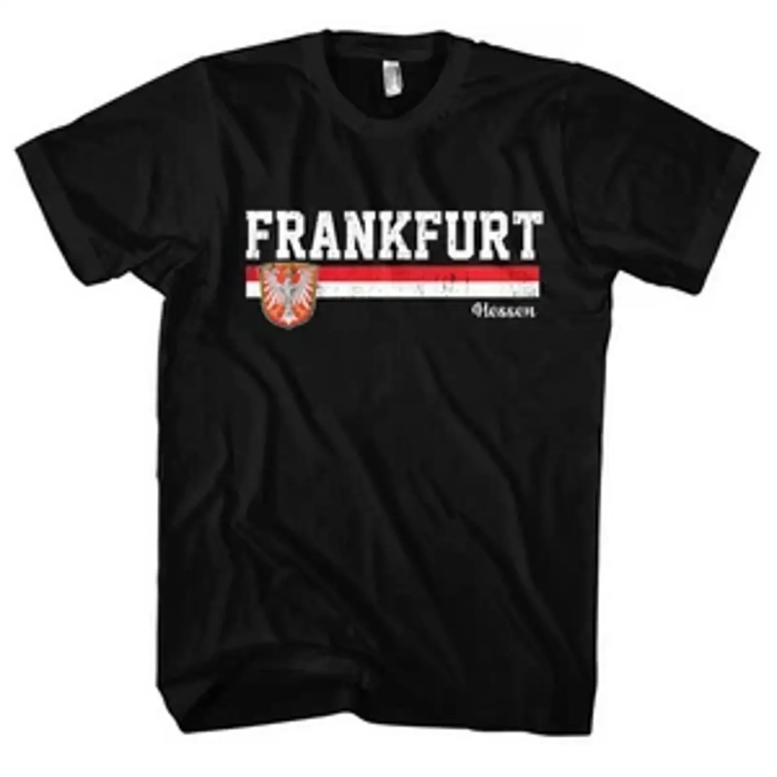 Frankfurt Home T Shirt Fan merchandise for Hesse Mainhattan M1 M2 vintage Washed Casual homme streetwear Comfortable Stretched