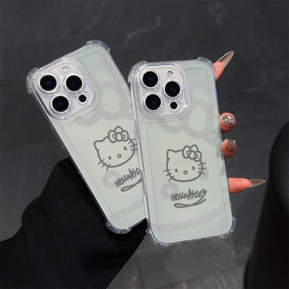 Custodie per telefoni Sanrio per IPhone 13 IPhone 16/15/14/13/12/11/x/xs/xs Max Custodie per cellulari donna Sanrio KT Ins Style Semplicity