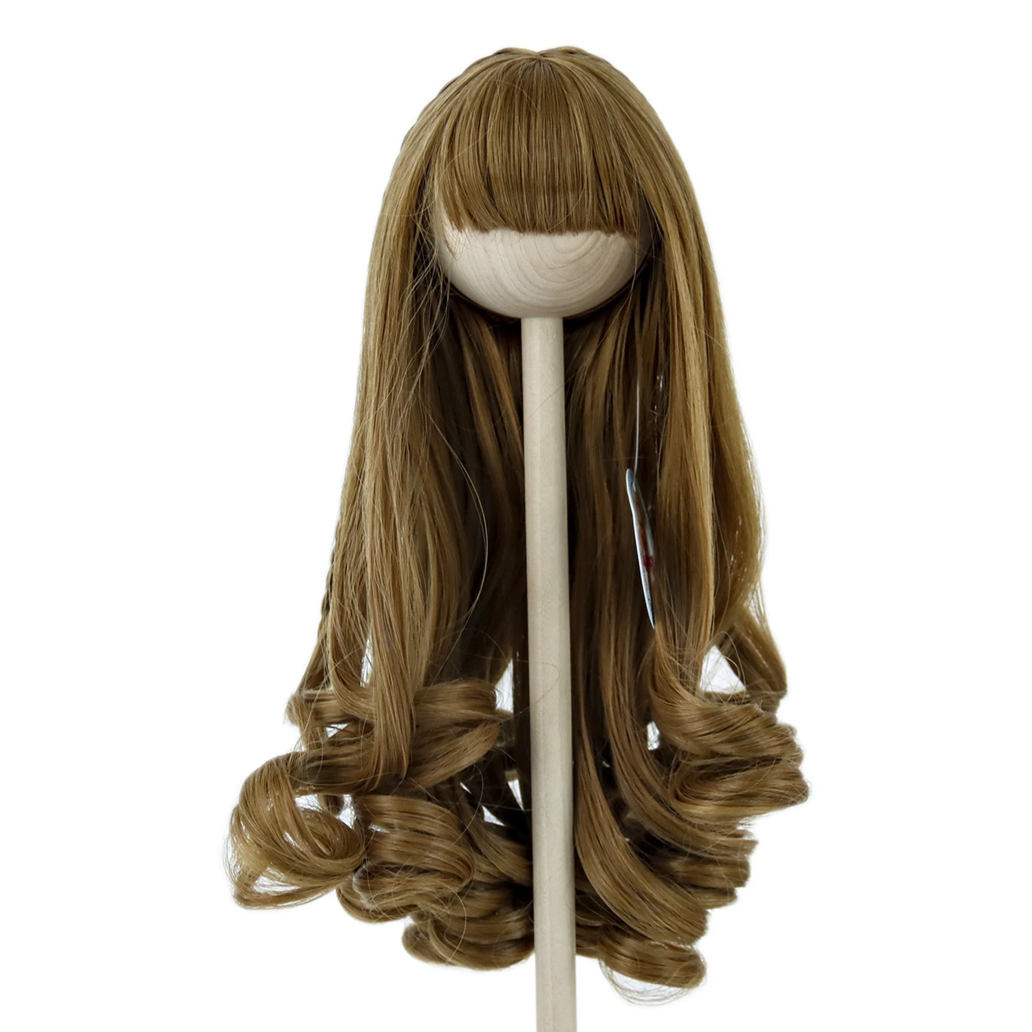 

New BJD Wigs 1/3 8-9'' Head Curly Heat Resistant Fiber For Dollfie SD Doll Hair