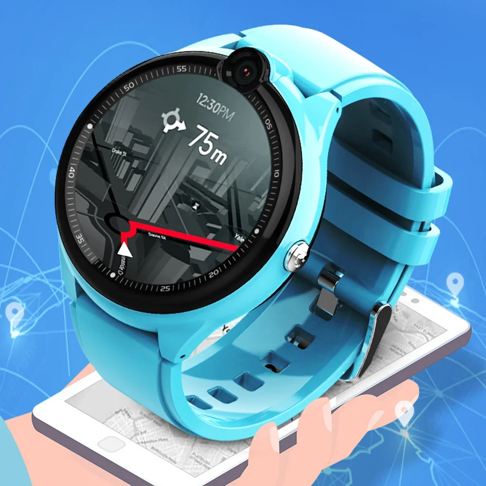 2023 Wholesale GPS smart watch 4G white label anti-kidnapping gps watch REPLACE STRAP locator SOS Call Y02