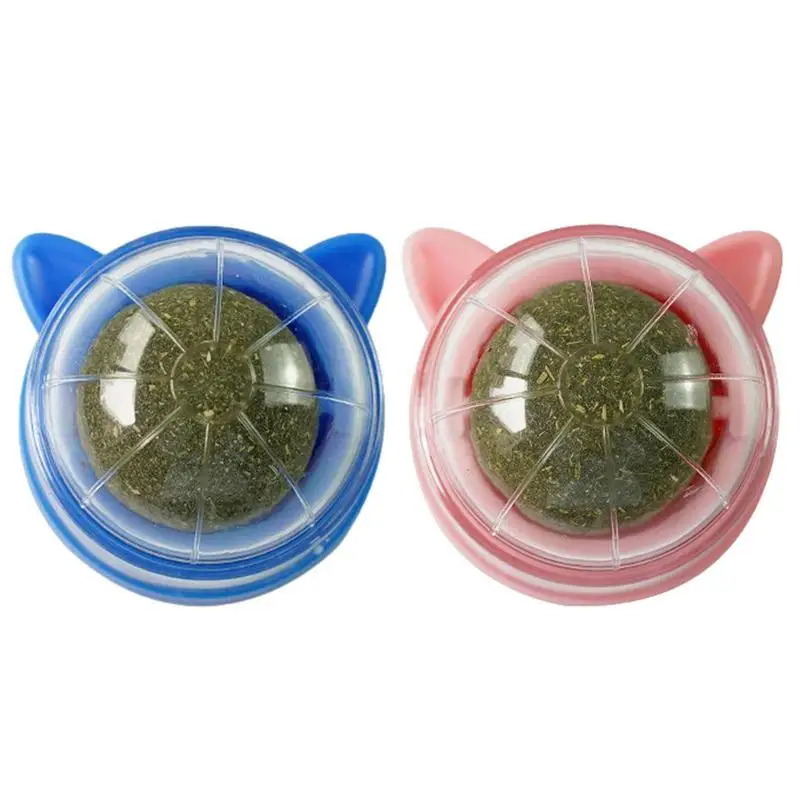 แมว Catnip ของเล่น Ball สัตว์เลี้ยง Stuff Healthy Cat Candy เลียขนมขบเคี้ยว Catnip Snack Nutrition Energy Ball แมวแมวของเล่นแมวอุปกรณ์