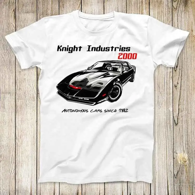 

Knight Industries 2000 футболка Kitt TV Show автономная крутая машина Топ Ретро 1982 Rider 2667
