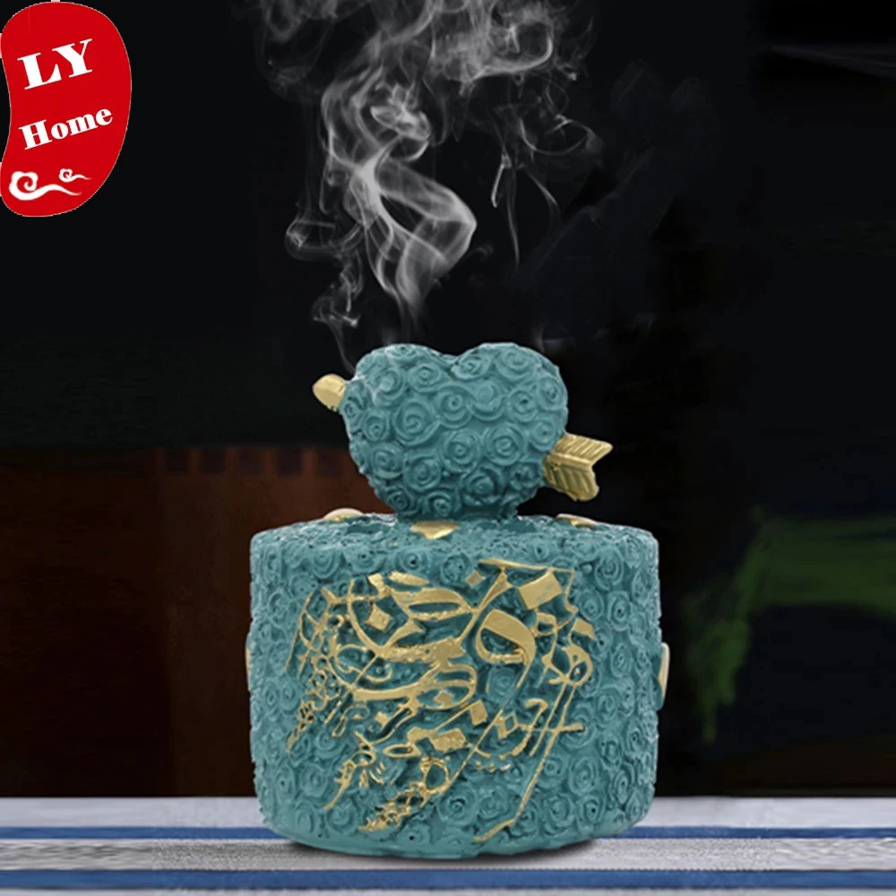 

Portable Polyresin Incense Burner Holder, Muslim Home Decor, New Design