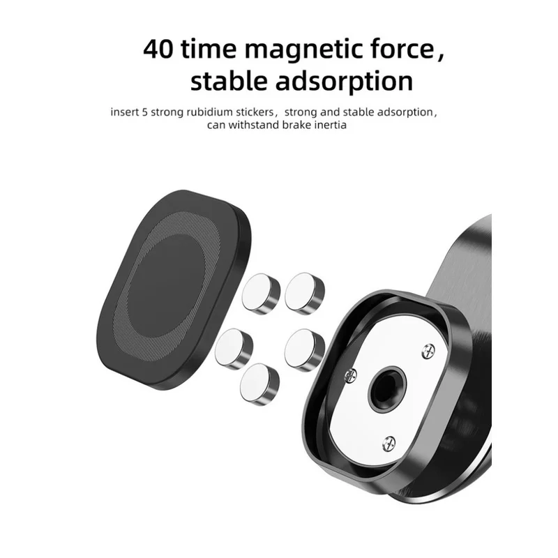 Magnetic Car Phone Holder Air Vent Clip Mount 360 Rotation Support for Cell Phones Xiaomi iPhone 15 Samsung Phone Holder in Car