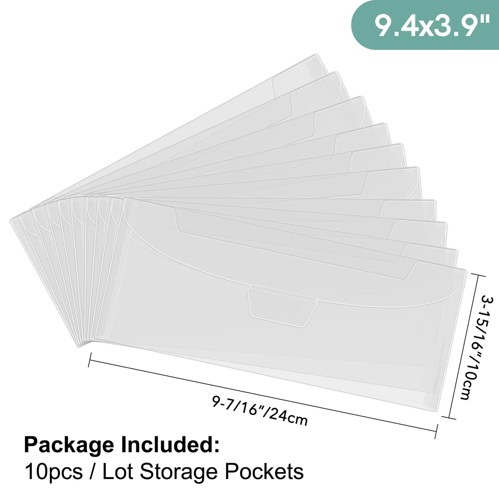 10 Pack Stamp and Die Storage Pockets