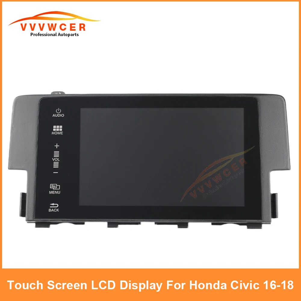 9710-TBA-A11 39710-TBA-A21 7 Inch LCD Display Monitor And Touch Screen Panel For Honda Civic 2016 - 2018Year