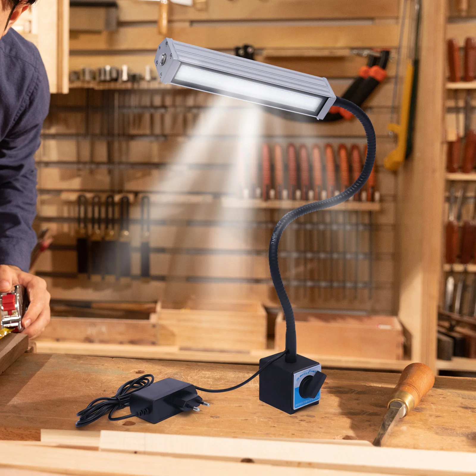 IP67 Waterproof LED Work Light Arbitrary Bending Magnetic Eye Protection Lamp for Repair Camping