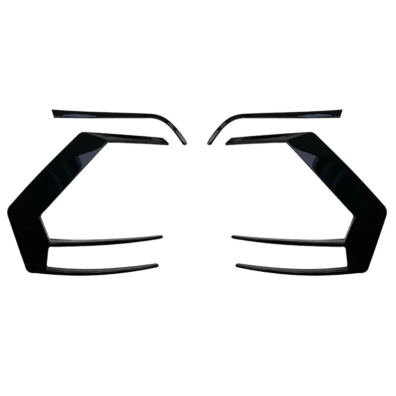 Car Rear Taillight Lamp Cover Trim Set Rear Light Splitter Canard For VW Golf 7 GTI R GTD 2013-2016