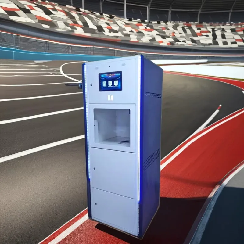 Commercial Heavy Duty Helmet Dry Flash Automatic Vending Machine New Condition Atomized Disinfectant Mist Cleaning Customized