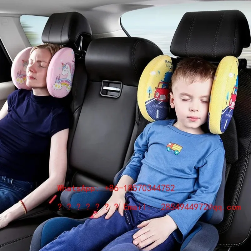 Car Side Headrest, Car Sleeping and Resting Pillow, Travel Protection, Cervical Spine Headrest, Long-distance Sleeping Tool