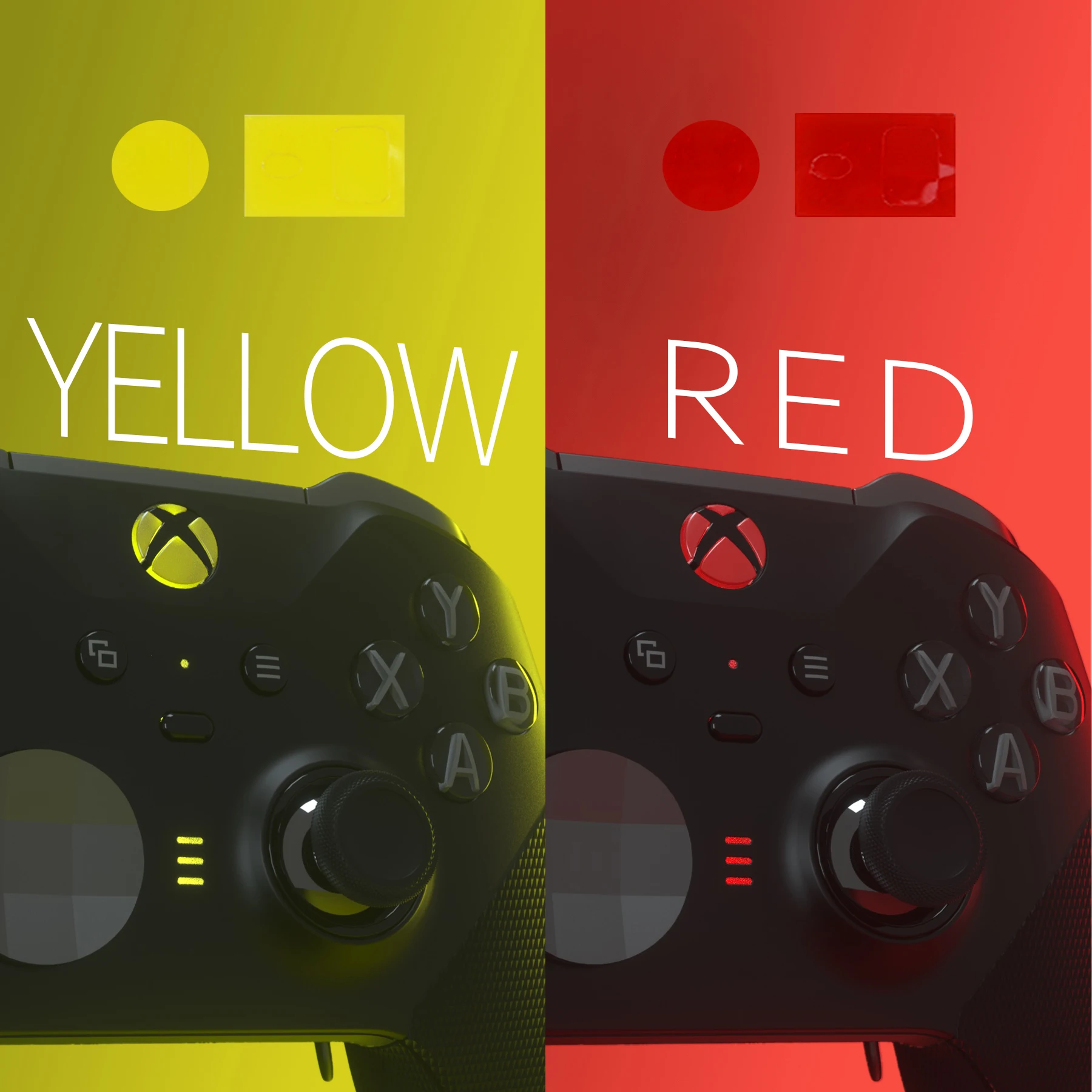 EXtremeRate-Autocollants LED personnalisés pour manette Xbox One Elite Series 2, bouton de guide d'accueil, ensemble d'outils, 6 couleurs, 30 pièces