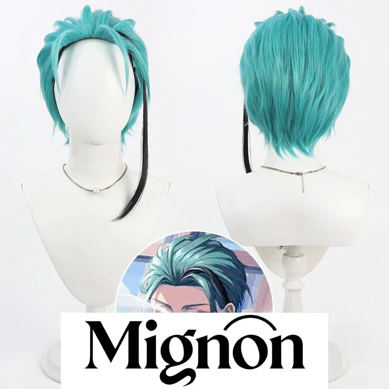 Twisted Wonderland Floyd Leech cosplay wig highlights Halloween gift