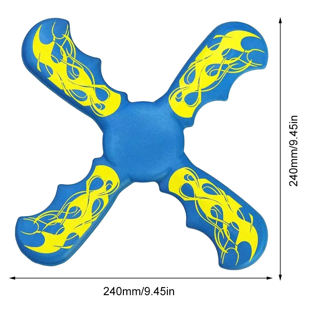 Boomerang interactivo de 3 discos voladores para niños, juguete divertido de descompresión de tres cuchillas, regalos de cumpleaños