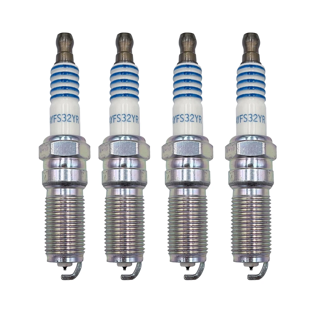 4Pcs/lot SPARK PLUGS For Ford C-Max Lincoln MKZ Fusion SP-530 SP530 AYFS32YR AYFS-32Y-R