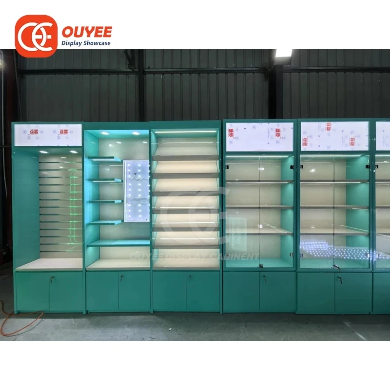 custom.Eco Friendly Mobile Phone Fit Out Phone Shop Full Service Metal Commercial Display System