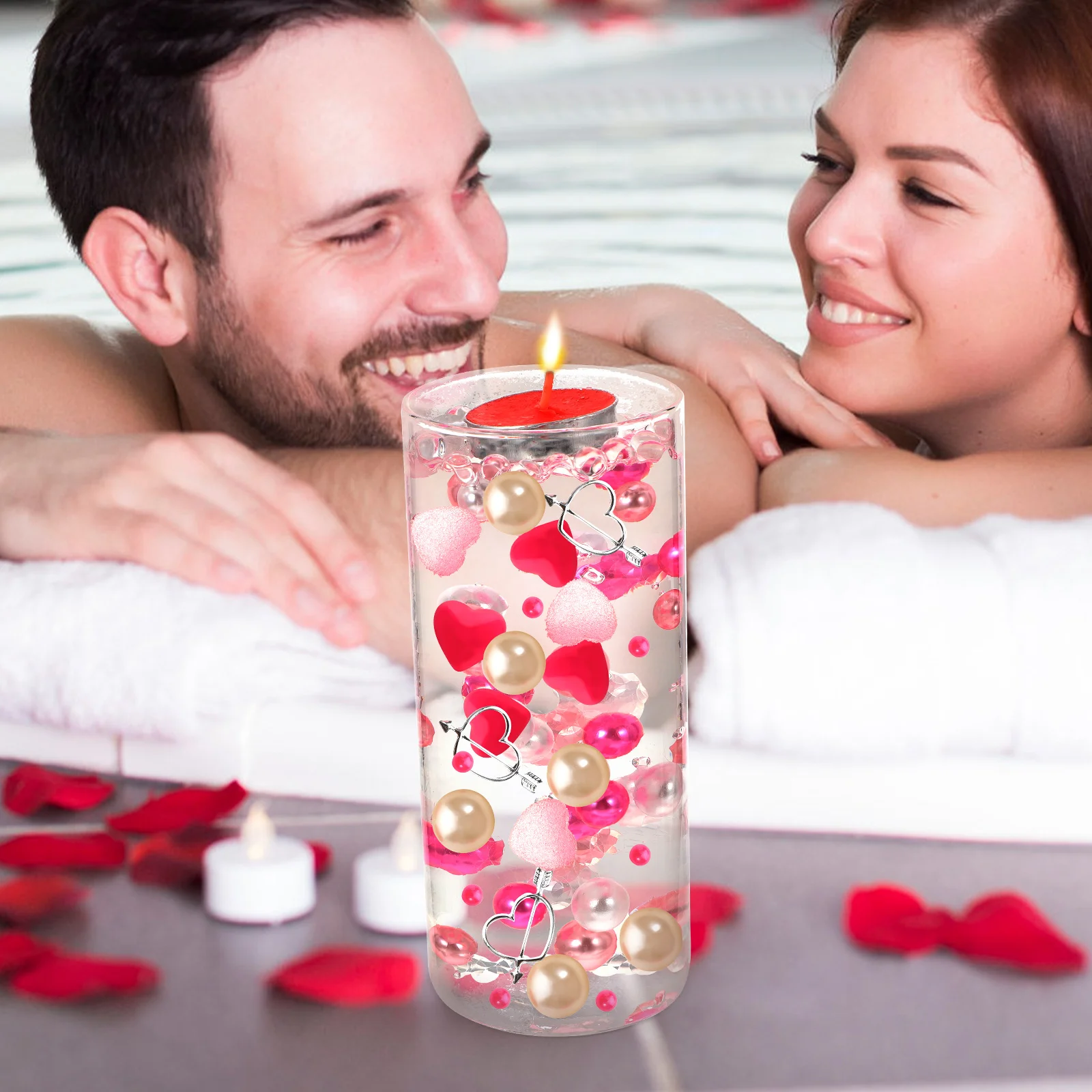 

Decorative Vase Filler Fillers for Vases Centerpieces Floating Love Pearl Beads Pearls