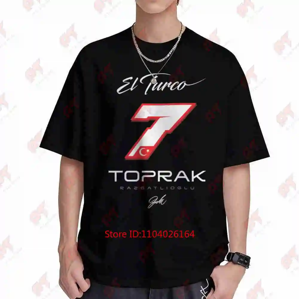 Toprak Razgatlioglu El Turco Number Short Sleeve Tee 100% Cotton T-Shirt