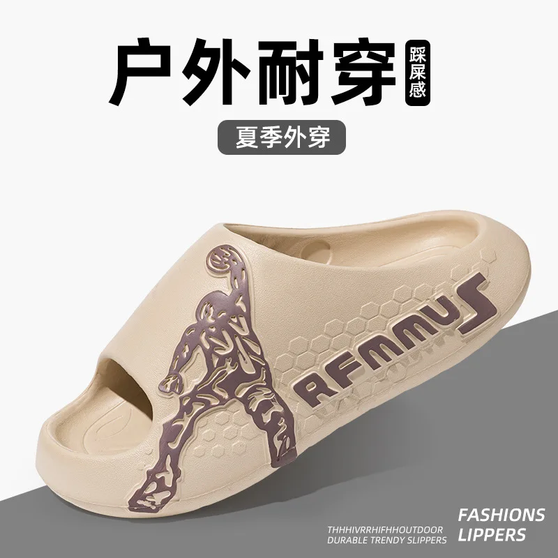 

Мужские спортивные тапочки на заказ, летняя уличная одежда, прочные, модные, модные, нескользящие, устойчивые к запаху, мягкие, легкие